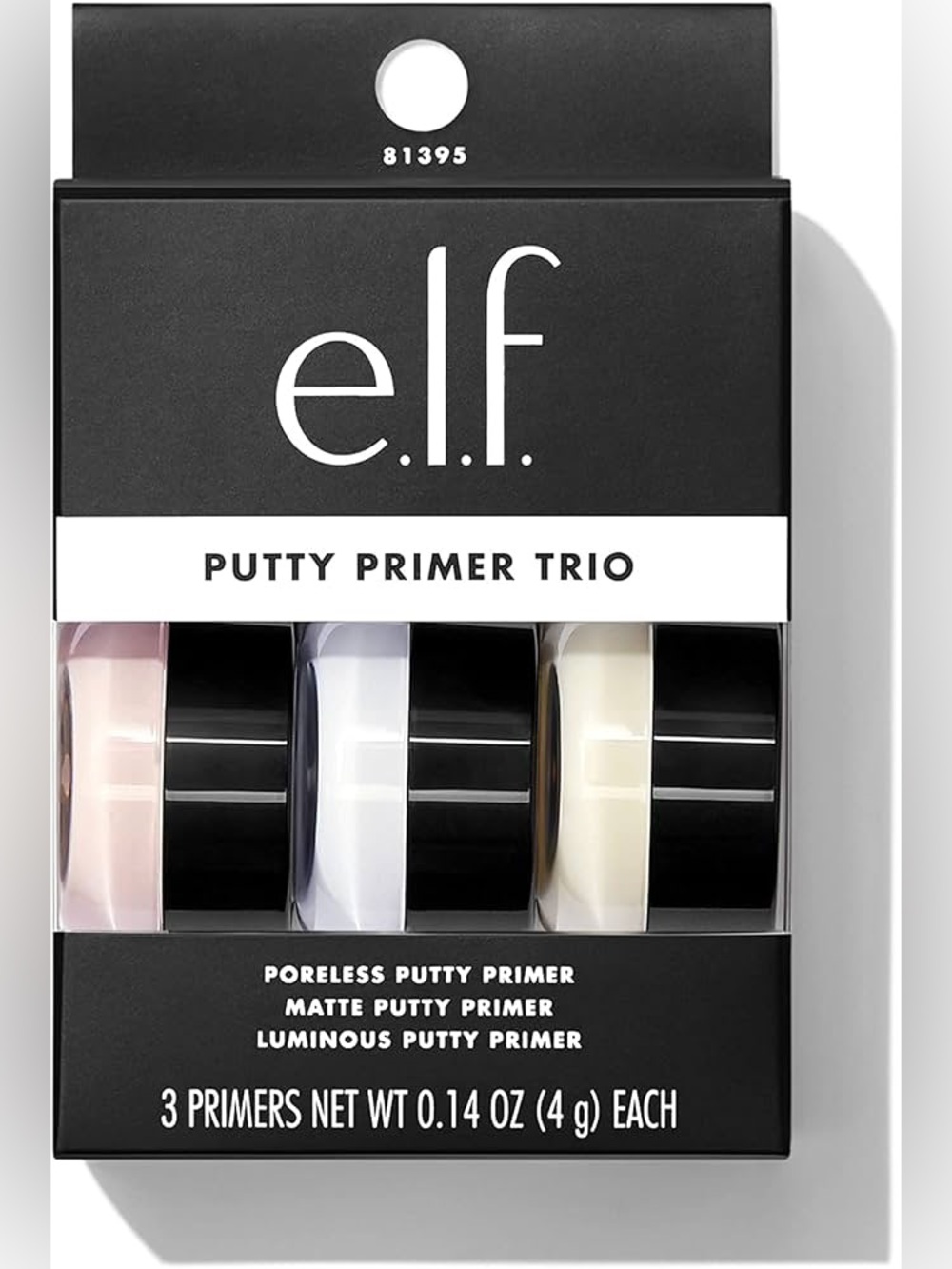 e.l.f. Cosmetics NIB Putty Primer Trio: Poreless, Matte & Luminous Putty